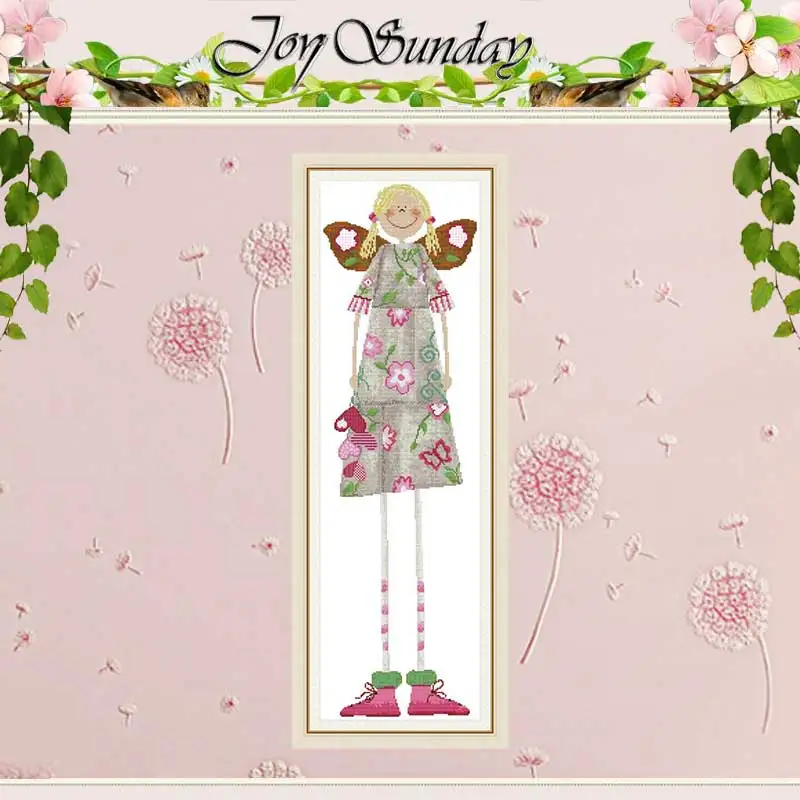 

Набор для вышивки крестиком «бабочка» с длинными ножками, 11 карат, 14 карат