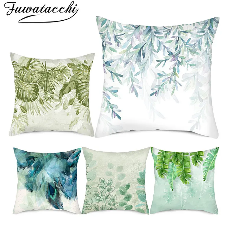 Fubatacchi Красивая Подушка с павлином Чехлы красочные животные перо наволочки для