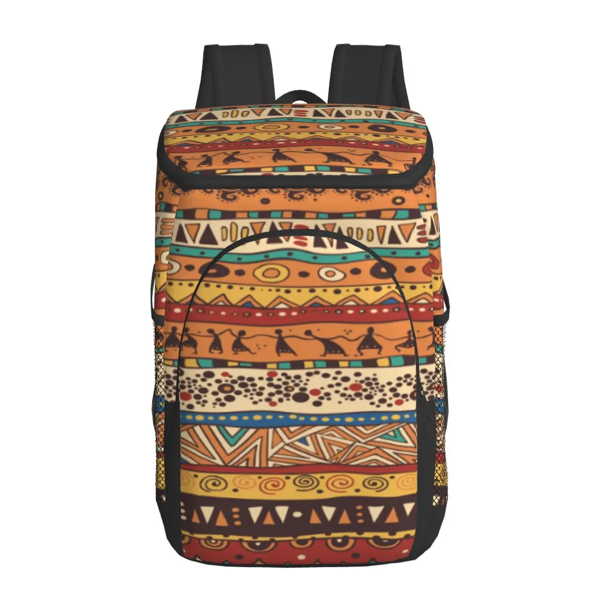 picnic cooler backpack african pattern waterproof thermo bag refrigerator fresh keeping thermal insulated bag free global shipping