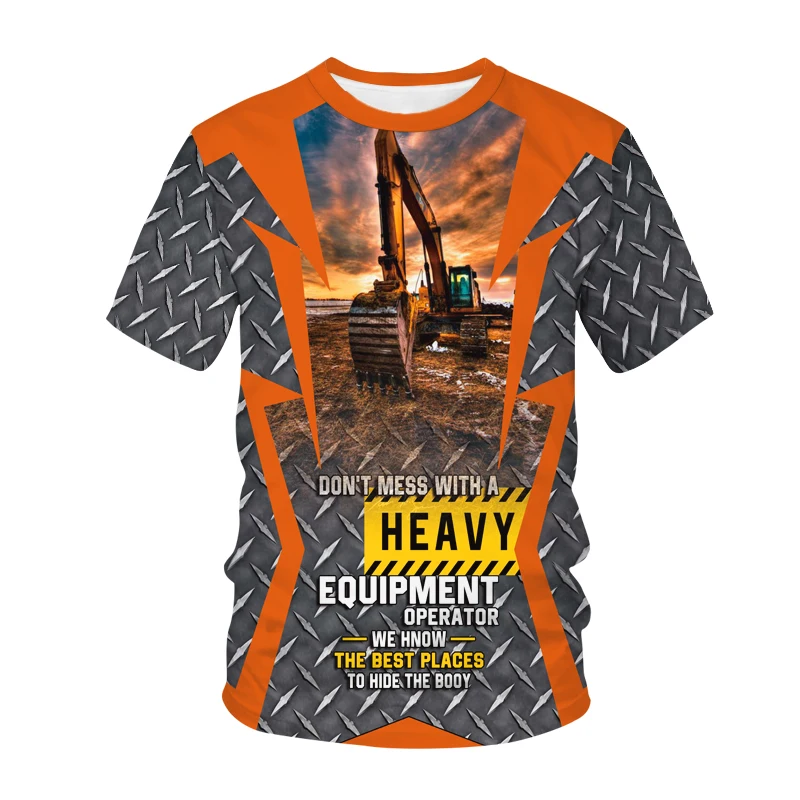 

Street Men Metal Mechanical Hip Hop T-Shirt Summer 3D Sports Casual Comfortable Men's Short Sleeve