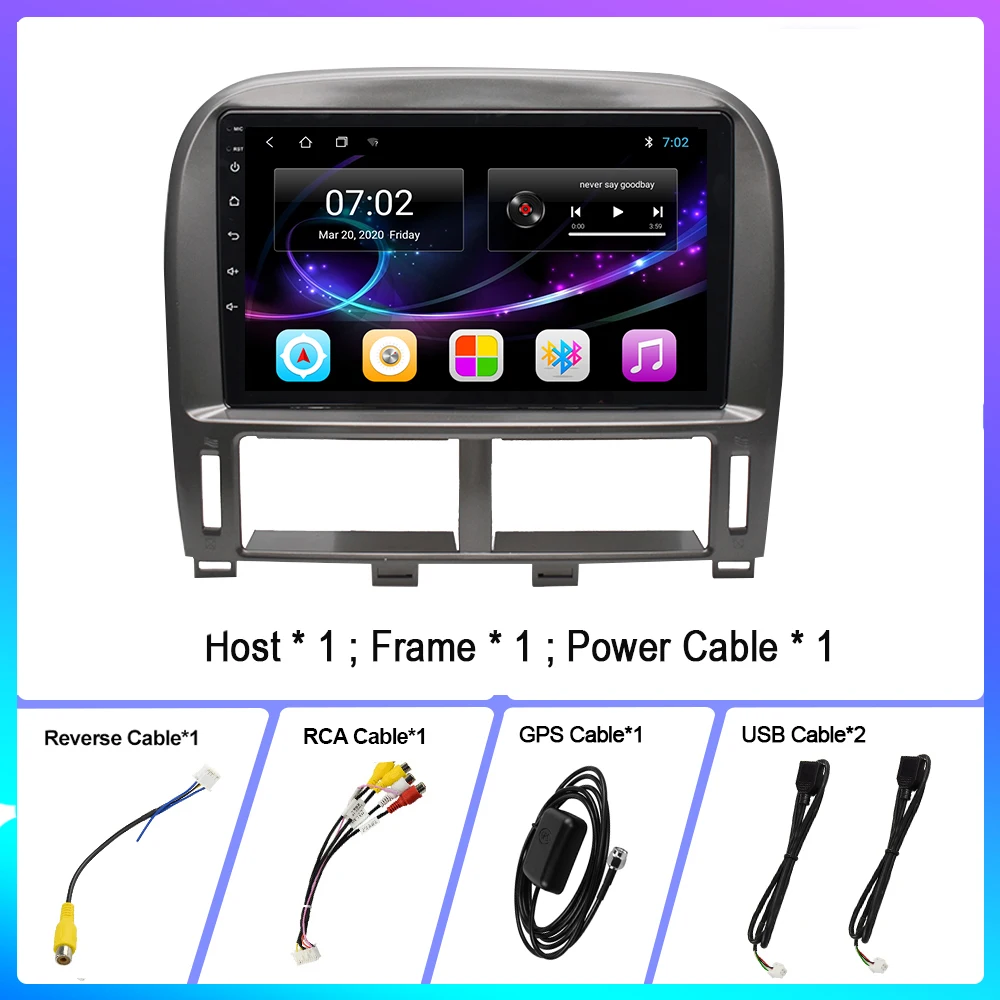 

9 Inch Car For Lexus Ls430 2003 2004 2006 4G WIFI Radio Multimedia GPS Navigation BT DSP Carplay Android 10 2 Din Player No Dvd