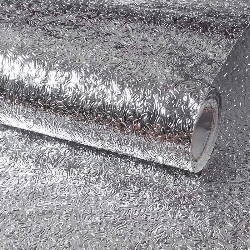 Самоклеящаяся утолщенная влагостойкая алюминиевая фольга для шкафа