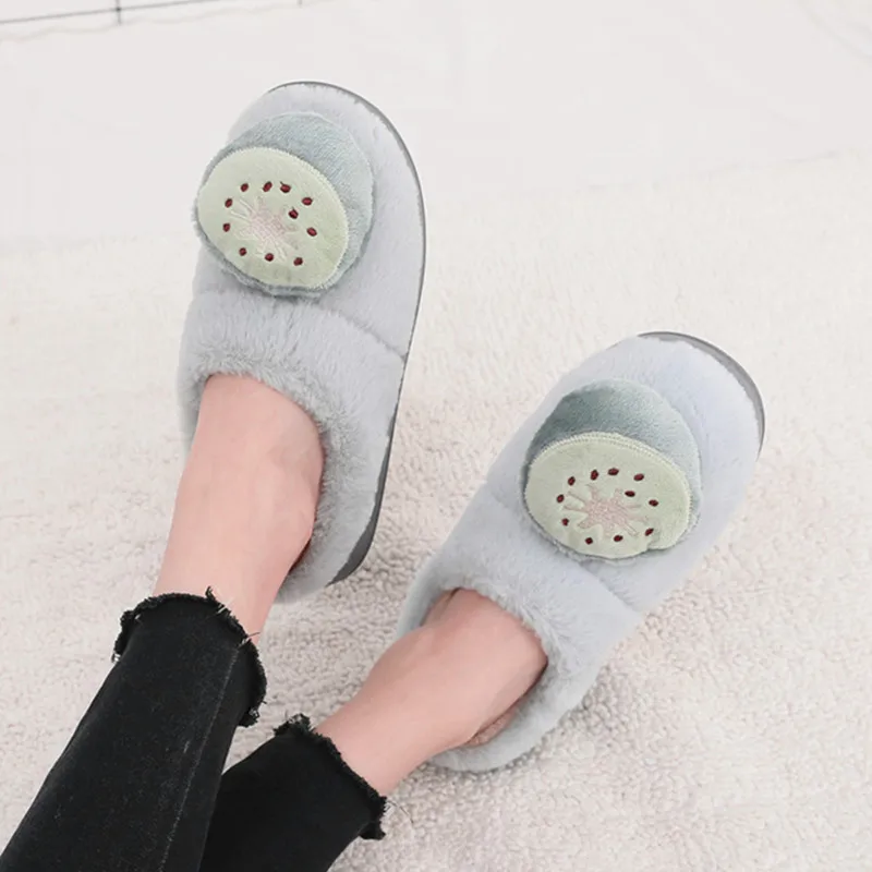 Indoor Warm Women Slippers Panda Plush Cute Female Girl Nonslip Memory Foam Cotton House |
