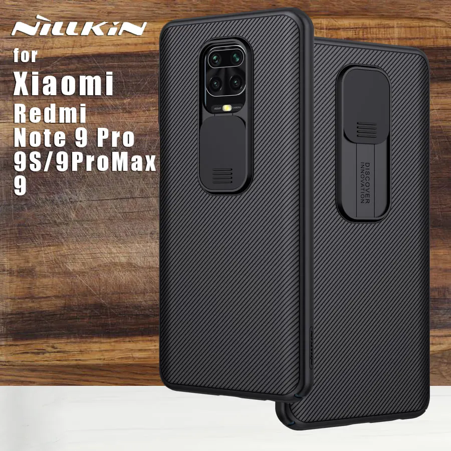 Nillkin для Xiaomi Redmi Note 9 Pro 9s Max мы собрали воедино корпуса камеры защита Camshield