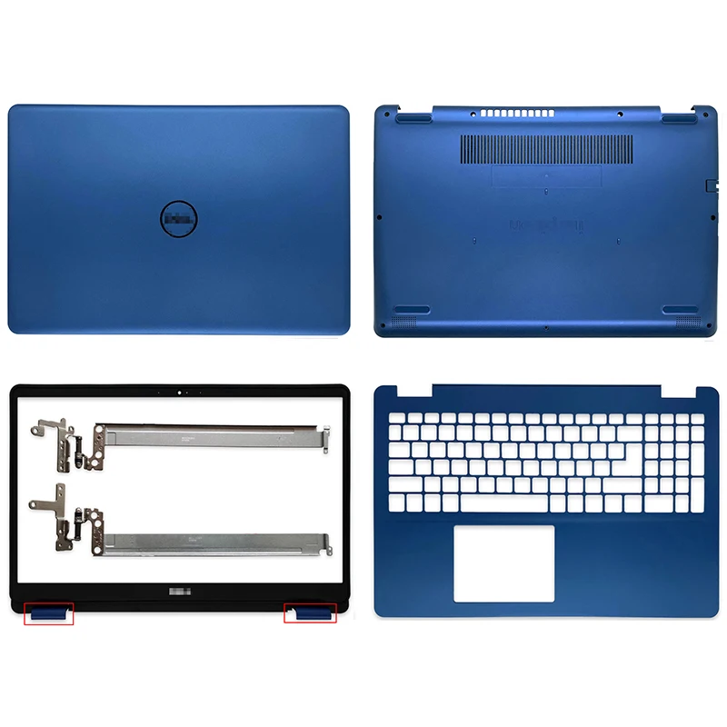 

Новая задняя крышка ЖК-дисплея для ноутбука/передняя рамка/петли/Упор для рук/нижний чехол для Dell Inspiron 15 5584, задняя крышка A/B/C/D, синяя