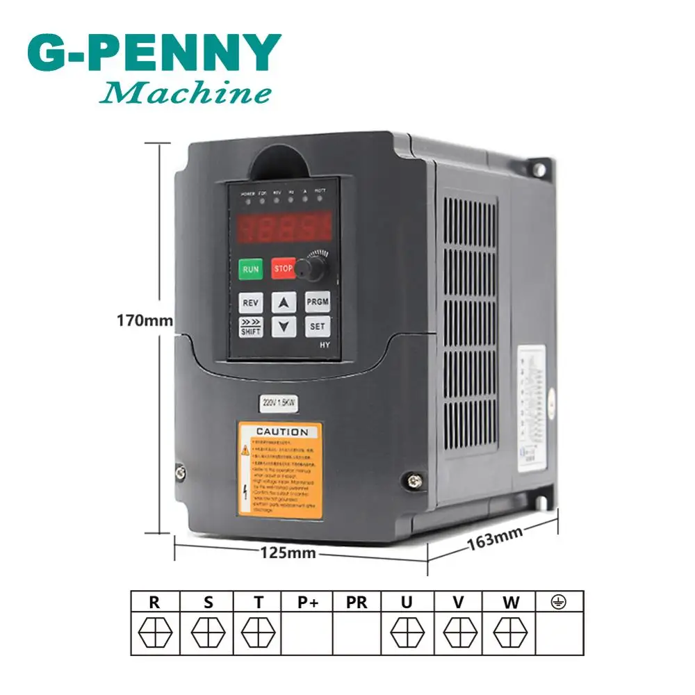 G-PENNY 800 Вт ER11 ЧПУ Водяное охлаждение шпинделя МОТОР деревянный Рабочий шпиндель+ 1,5 кВт инвертор/VFD Частотный драйвер контроль скорости