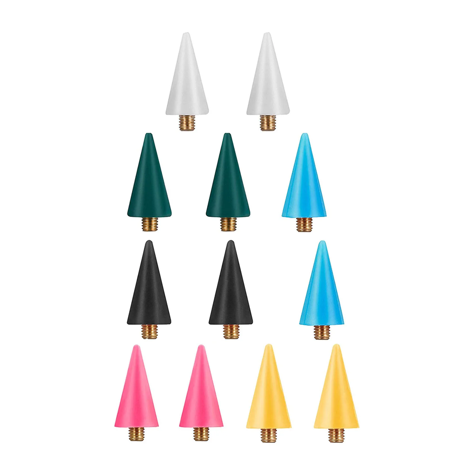 

12PCS Nail Rhinestones Picker Wax Replacement Head Tips Accessory Diamond Painting Tools Picking Crystal Tool Wax Pen Picker