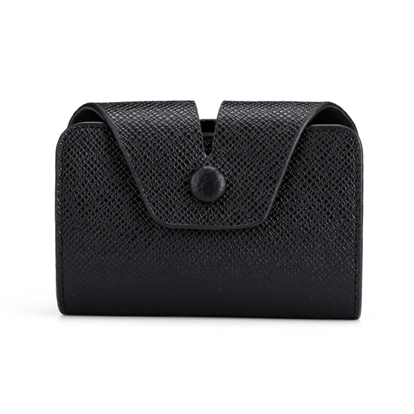type 2 black Фиолетовый 1 шт. мужской держатель для карт кожаный бизнес-держатель для карт унисекс чехол для кредитных карт для монет - Цвет: type 2 black