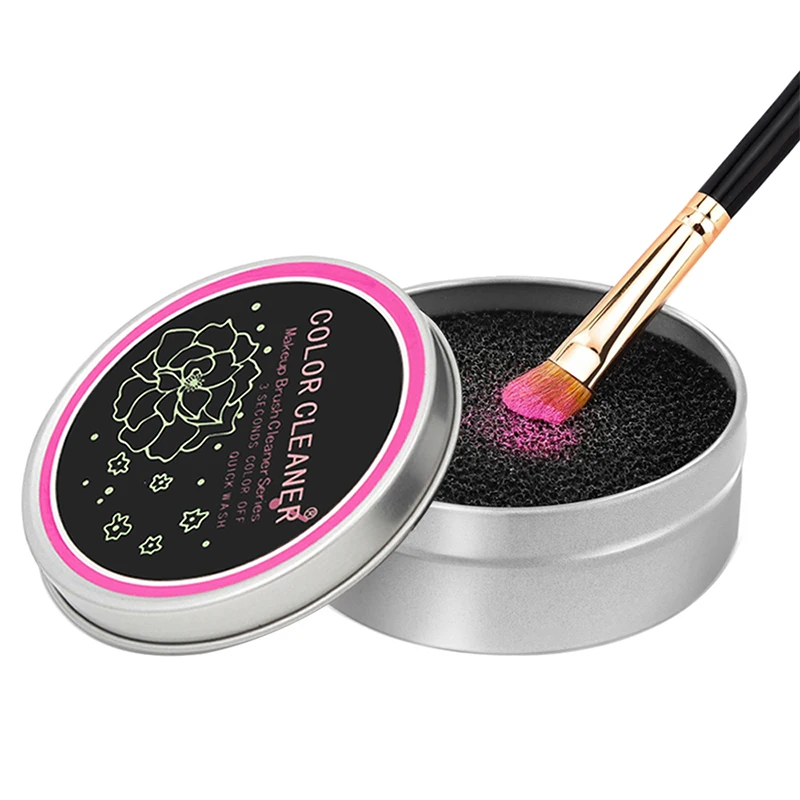 Губка для сухого макияжа быстроочищающая губка удаления теней удаляет цвет