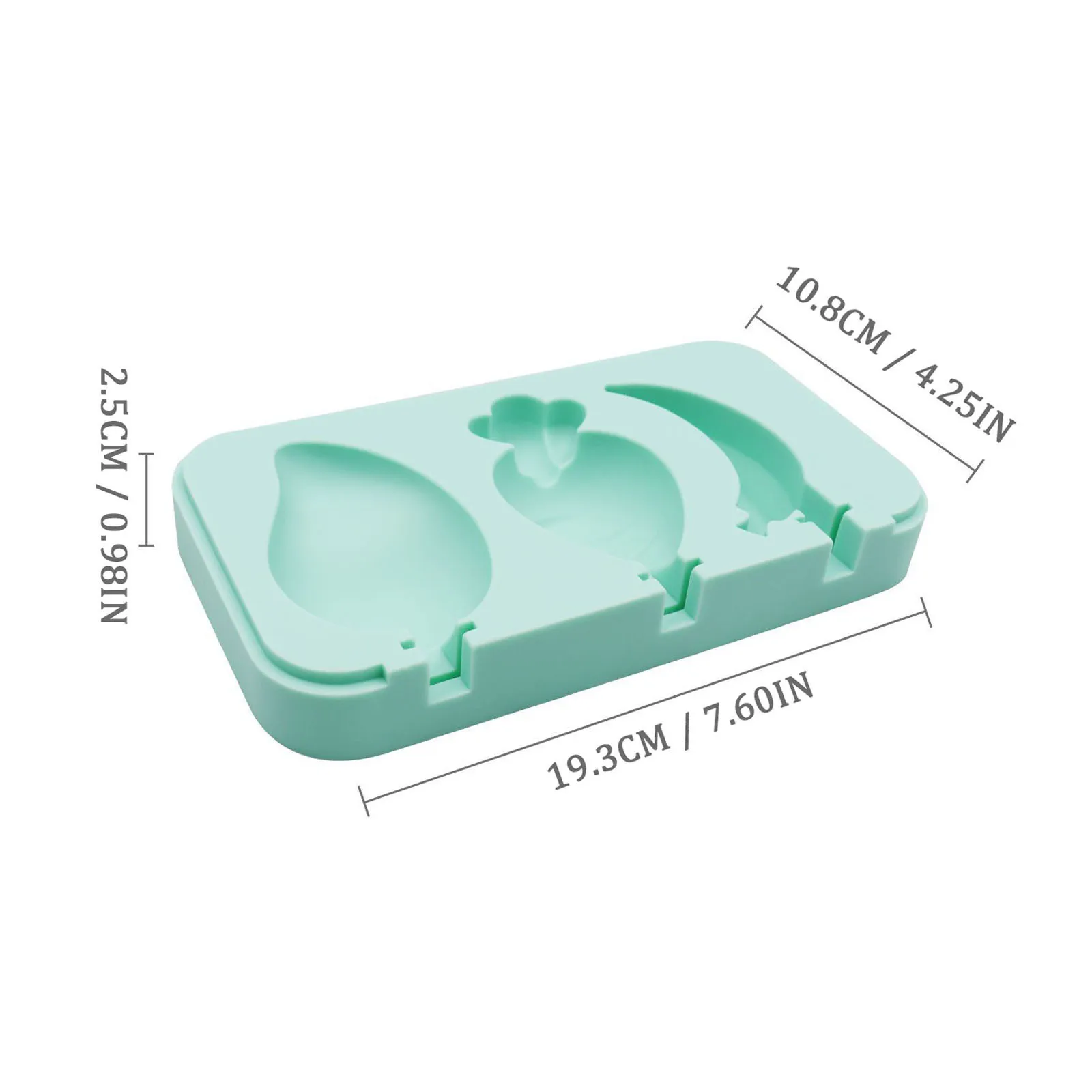 

New necessary daily necessities in summer kitchen tools making ice cream mold Banana Radish Mangos Three Silicone Ice Cream Mold