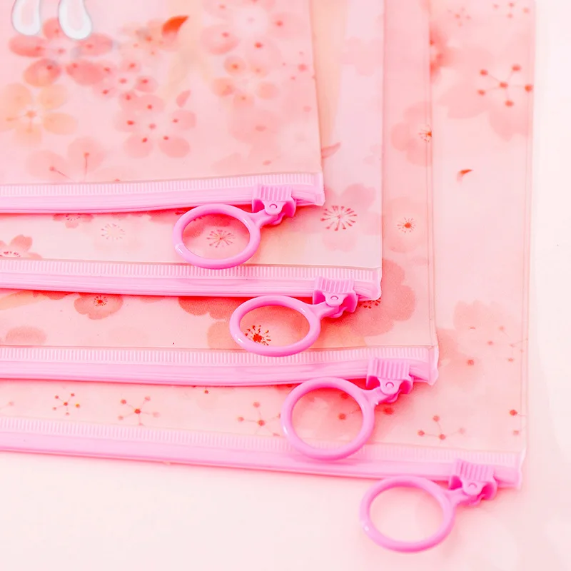 Чехол для карандашей большой емкости милый кролик кавайный розовый цветочный