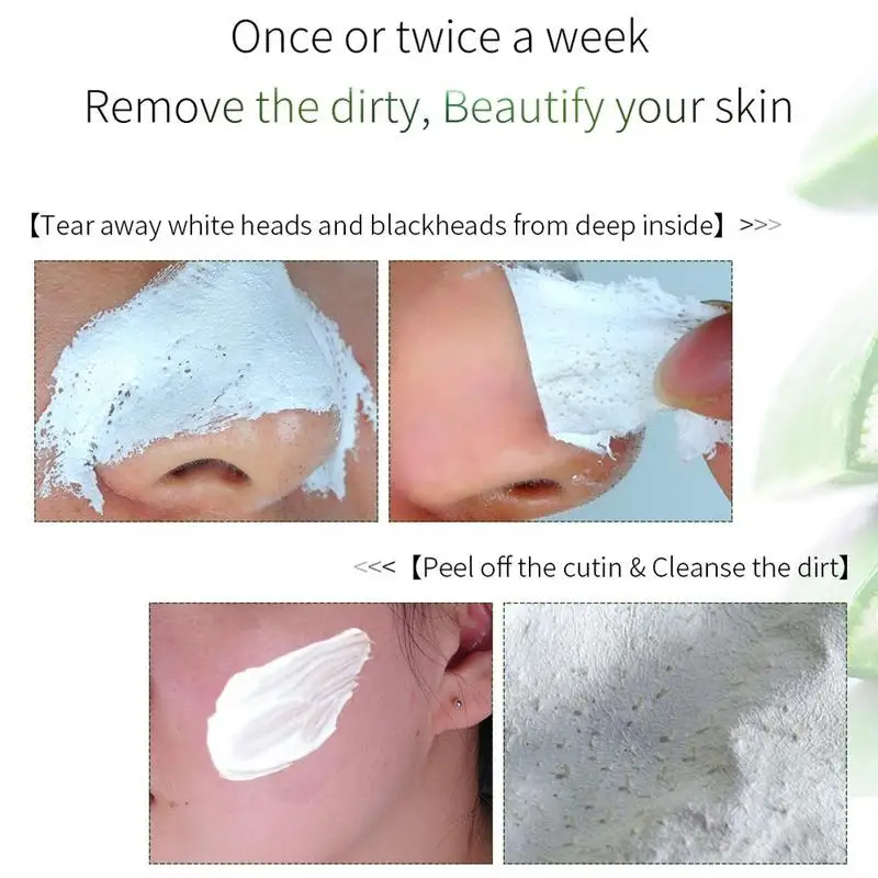 

Platina White Clay Peeling Mask 10g To Remove Blackheads Peel-off AcnesDeep Cleansing Mask F1H8