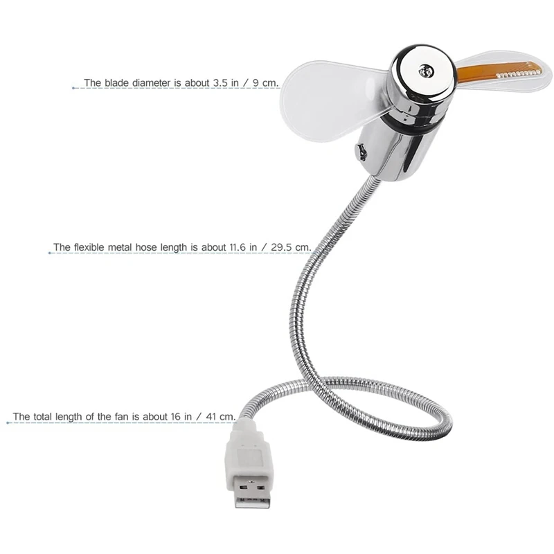 Гибкий мини USB светодиодный охлаждающий мигающий вентилятор с программируемой