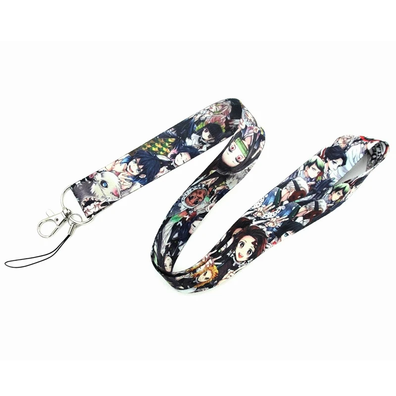 Демон убийца: Kimetsu без Yaiba шейный регулируемый ремешок на шею шнур Мобильный