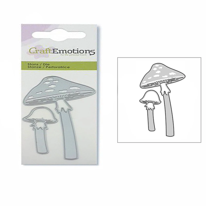 

Новинка 2021, высокие штампы в виде грибов для вырезания металла «сделай сам» для скрапбукинга, изготовления бумаги и карточек, декоративная ...