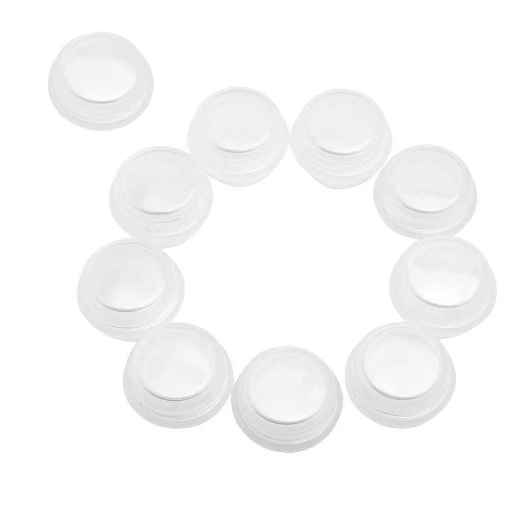 

10PCS Cosmetic Empty Jar Pot Makeup Cream Lip Balm Container Box Tube Bottle