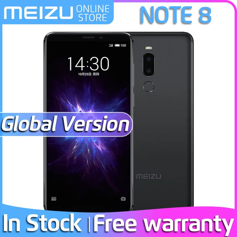 Глобальная версия Meizu Note 8, 4 Гб Оперативная память 64 Гб Встроенная память Note8 мобильный телефон Snapdragon 632 Octa Core 5,9" Full HD Экран двойной реальные Камера