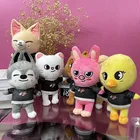 Skzoo плюшевые игрушки бродячие дети мягкие животные плюши кукла бобкари Leebit волк Чан пуппи дети взрослые Поклонники подарки мягкие игрушки