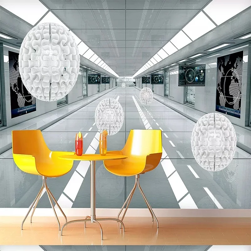 Большие настенные 3D-обои на заказ современные креативные Объемные обои с
