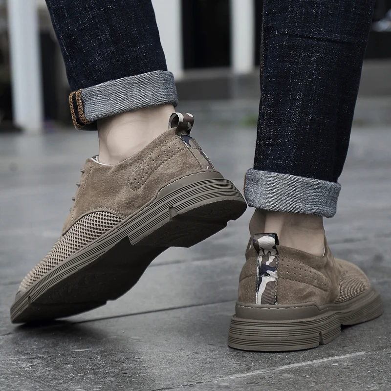 

Breathable Casual Shoes Breathable Men's Sneakers Shoes Summer Casual Air Mesh Men Mens Hot Sale Man Safety Causal