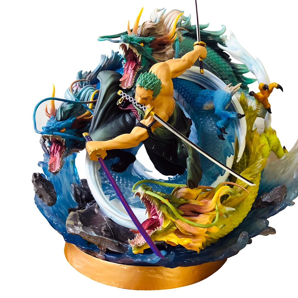 Одна деталь GK фигурку ко BP Studio Зоро три меч Стиль Дракон Аниме Figma модель 40 см