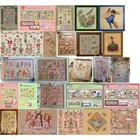 Лидер продаж, льняная ткань с цветами соды, вышивка крестиком 11CT 14CT 18CT 25CT 28CT, наборы для вышивки крестиком, наборы для вышивки