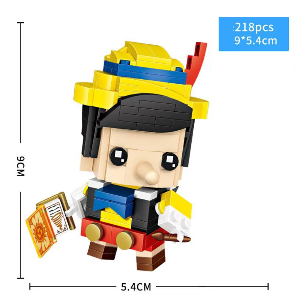 

hot lepining creators Mermaid Snow White princess Woody Buzz Lightyear elephant Winnie bear mini Micro Diamond block bricks toys