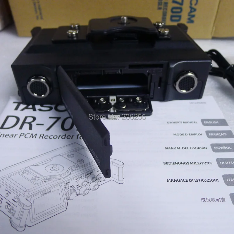 TASCAM DR-70D 4-канальный DSLR аудио рекордер четырехканальный и миксер четыре XLR