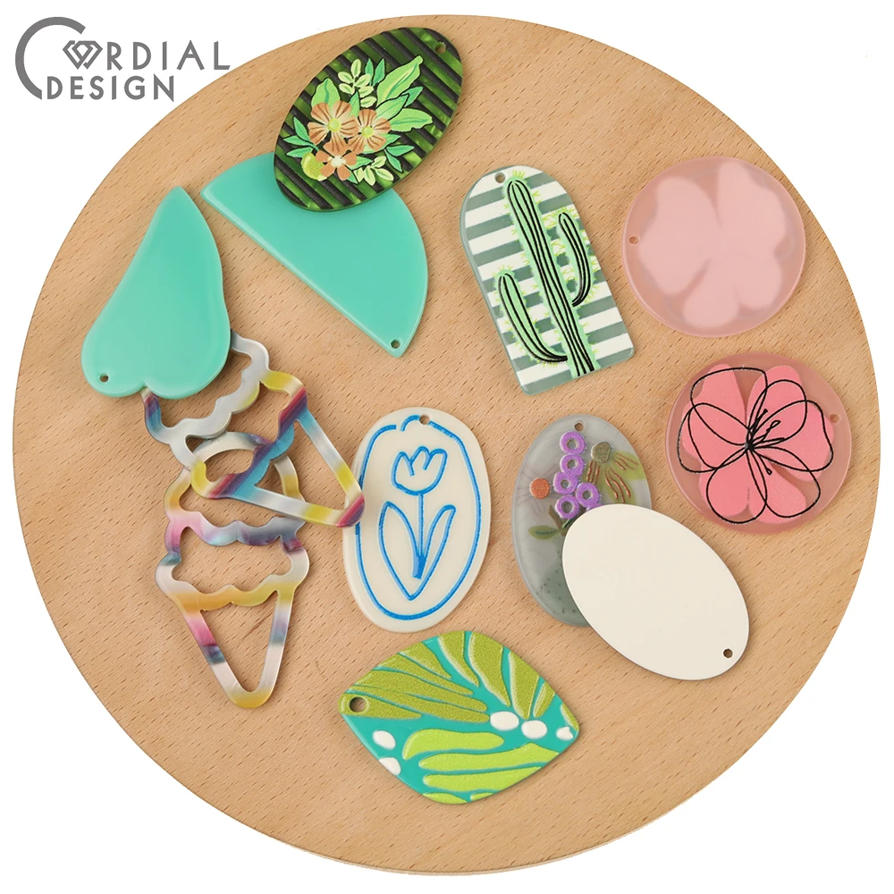 

Cordial Design 50Pcs Jewelry Accessories/Choose/DIY Making/Earrings Pendant/Multi Shapes/Charms/Jewelry Findings & Components