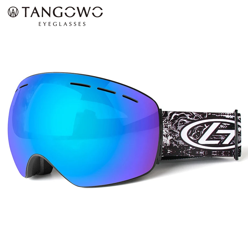 Снежные очки зимние снежные виды спорта сноуборд над очками с анти туман УФ
