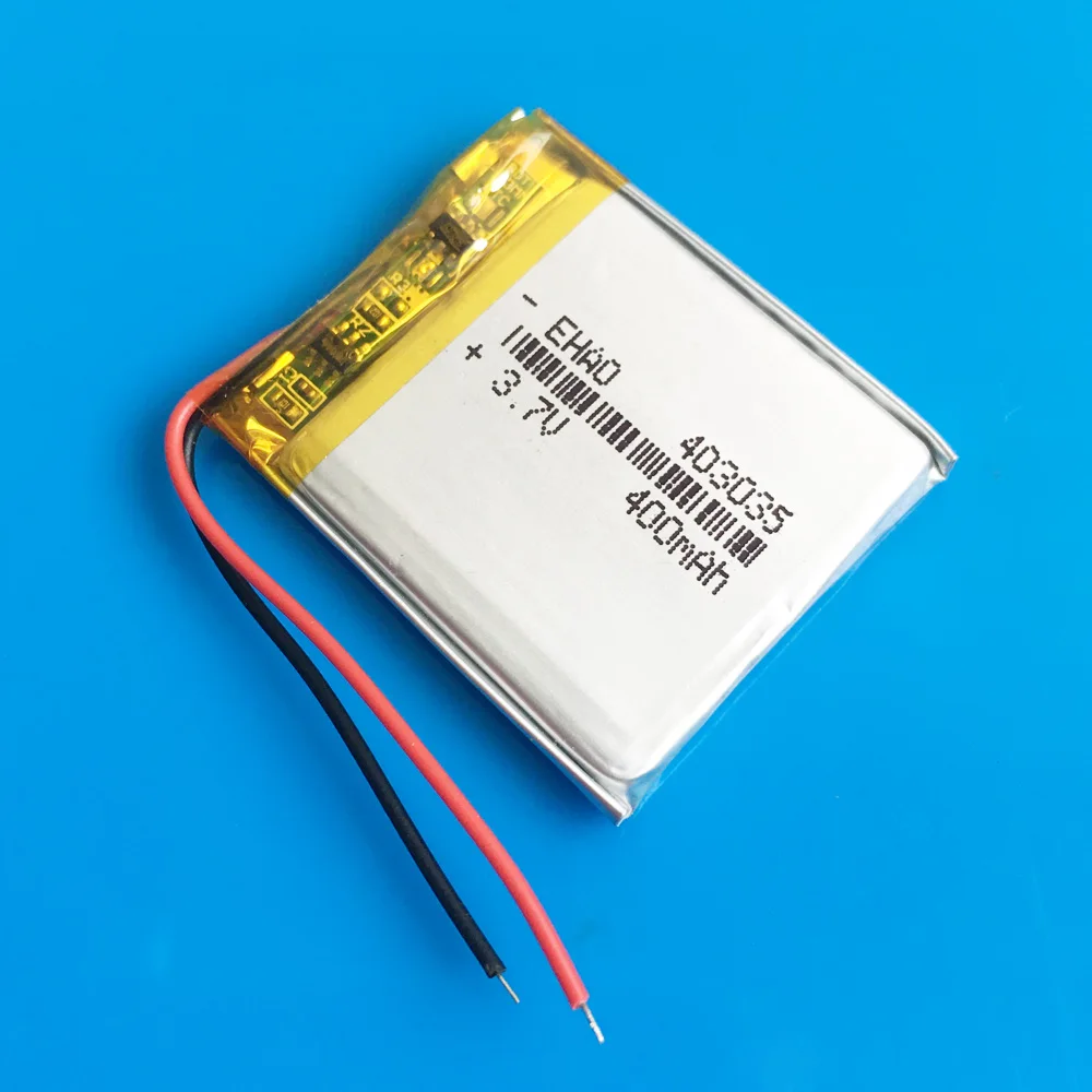 3 7 V 400mAh 403035 перезаряжаемый литий-ионный аккумулятор литий-полимерные литиевые
