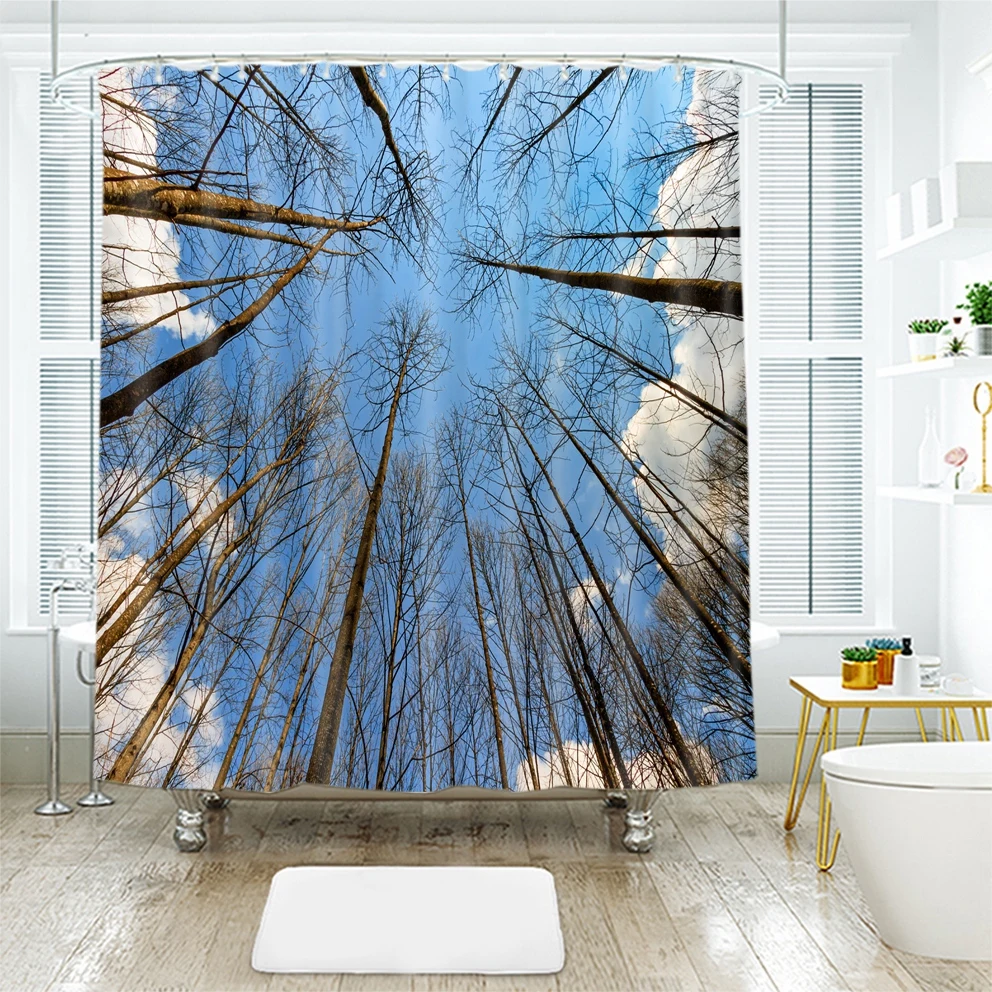 Водонепроницаемые занавески для ванной водонепроницаемые утолщенные шторы душа