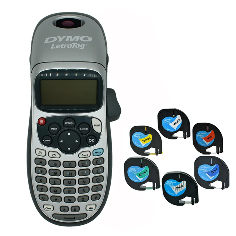 Dymo Letratag принтер этикеток производитель для лент letratag 12 мм 91201 91202 91203 91204 91205|Ленты