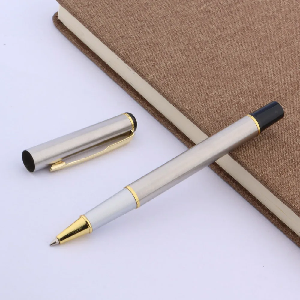 Шариковая ручка baoer из нержавеющей стали 801 со стрелкой|roller ball pen|ball penfor pens |