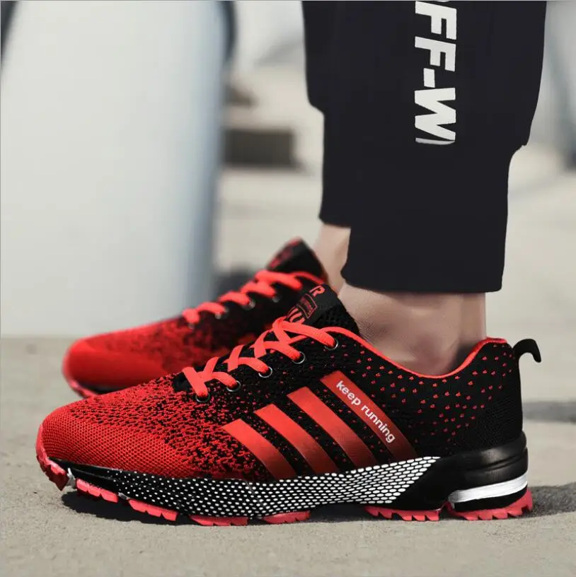 

2021 Men Spring And Autumn Men Shoes Breathable Sneakers Fashion Casual Walking Sports Shoes Size 35-46