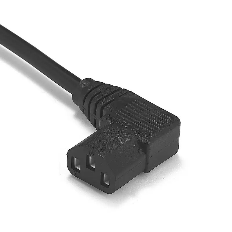 IEC C14 to C13 AC Power Cable 2m 0.75mm Cisco Angle Right UPS Extension Cord For PDU PC Computer Monitor TV |