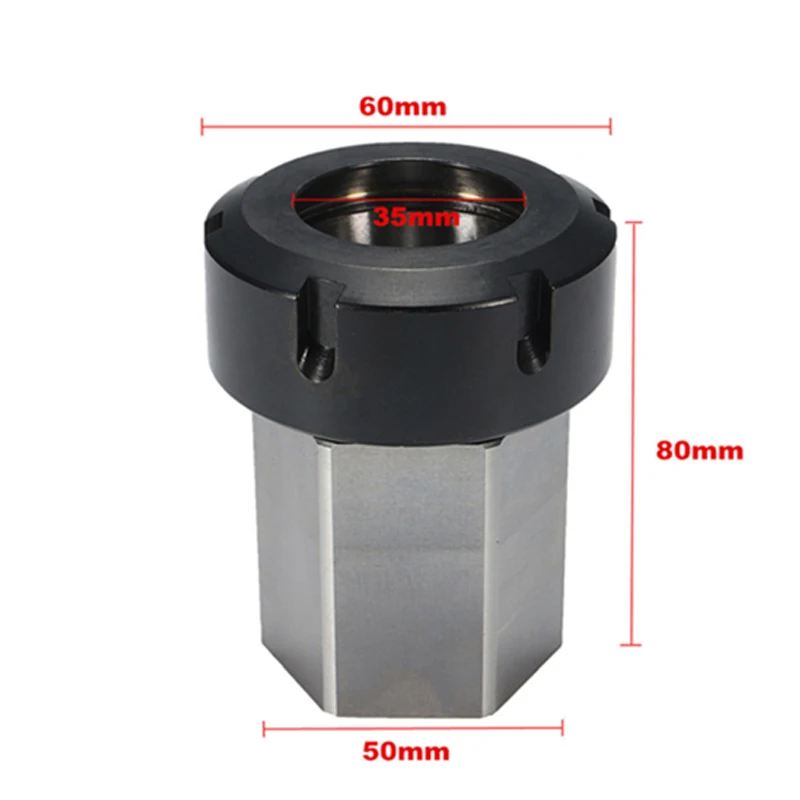 1pc ER40 ER32 ER25 square/hexagonal collet holder chuck bracket CNC machining center engraving machine | Инструменты