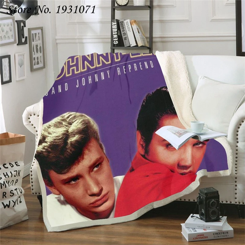 3d-одеяло Джонни Хелли для кровати толстое одеяло пешего туризма и пикника модное