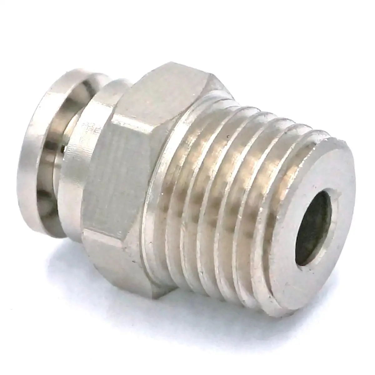 Пневматический латунный быстроразъемный фитинг с наружной резьбой BSP для