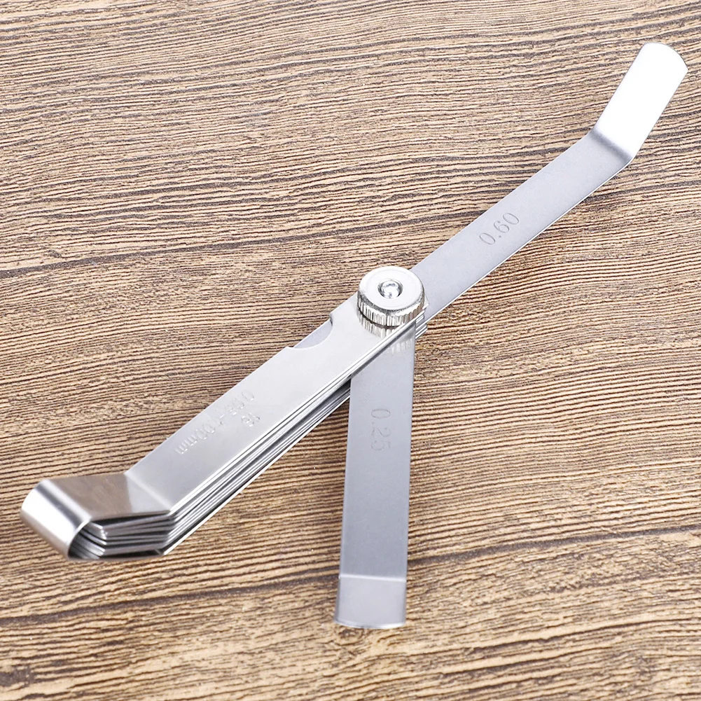 16 Blades 0.05 to 1mm Thickness Gap Metric Filler Feeler Gauge New Spark Plug Measure Tool For Valve Shim | Инструменты