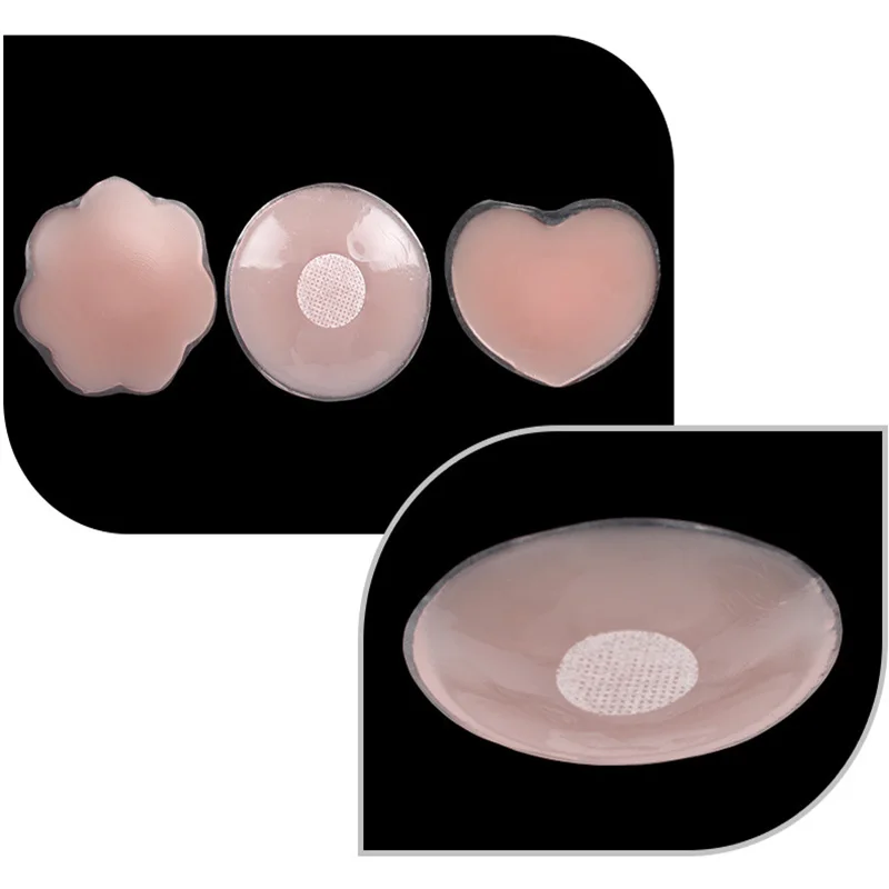 100 шт. сексуальные силиконовые накладки на соски бюстгальтер женские грудь с