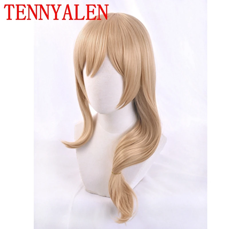 Новинка 2020 парик game Genshin Impact для косплея жёлтая Лиза большой объем + дышащая сетка