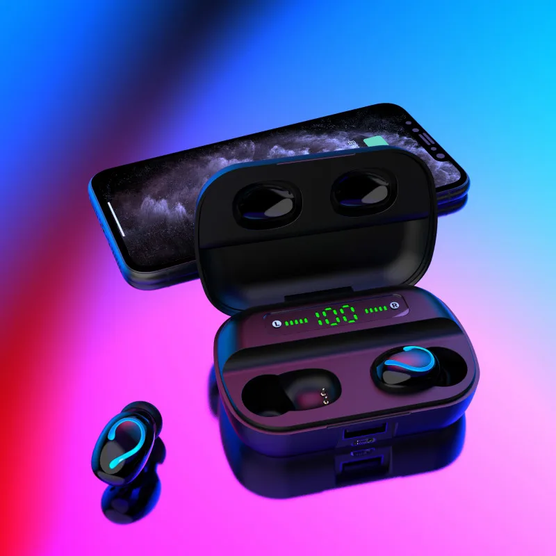 Беспроводные наушники Bluetooth 5 0 спортивные маленькие с сенсорным управлением