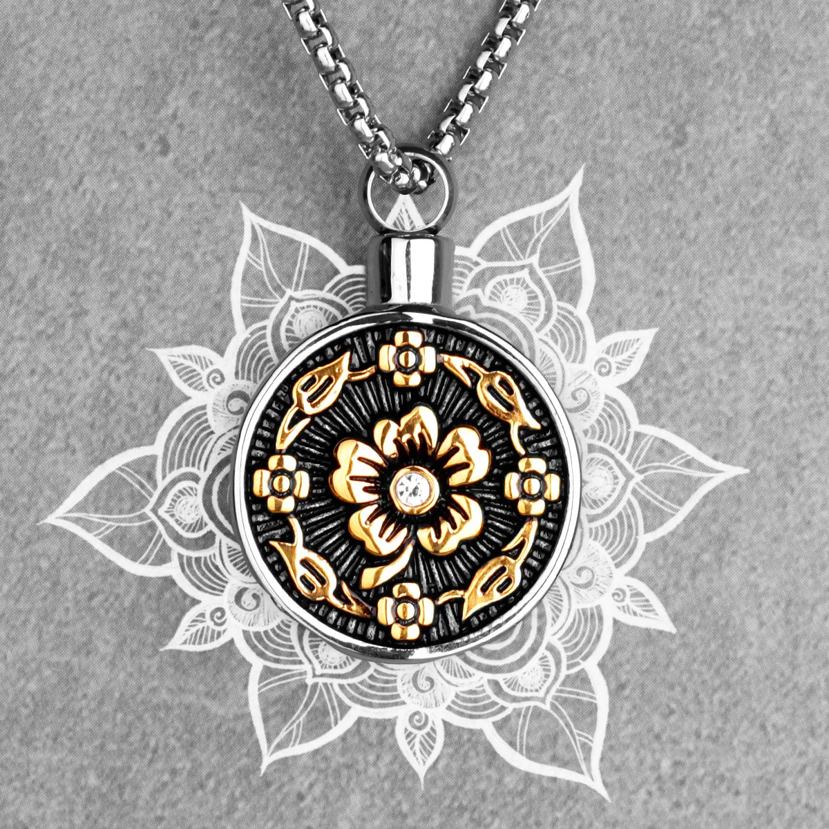 Длинное ожерелье для мужчин и женщин подвеска на цепочке в виде Розы флакон духов