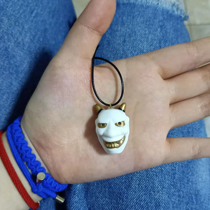

Original Ceramic Hand-painted Male Necklace