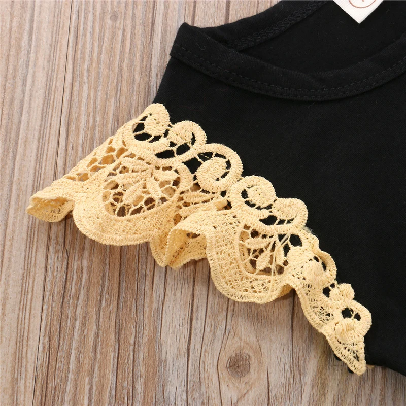 Комплект из 3 предметов милое летнее платье для малышей маленьких девочек