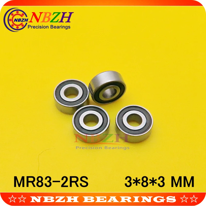 10 шт. MR83ZZ MR83-2RS SMR83ZZ ABEC-5 3*8*3 мм Глубокие шаровые подшипники MR83/L-830 ZZ MR83 RS MR83-2RS