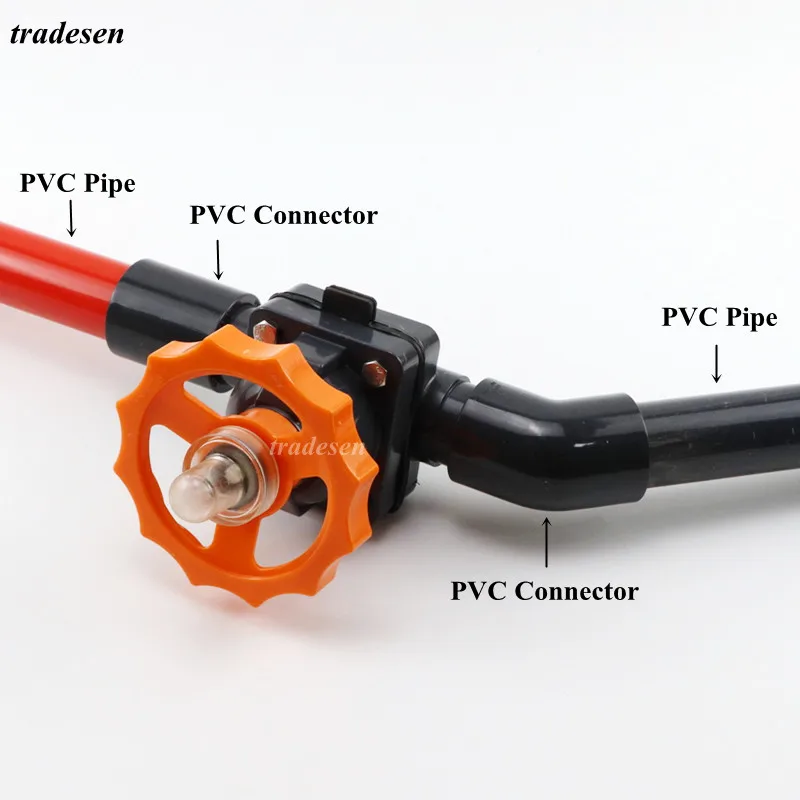 Диафрагменный клапан затвора из НПВХ OD20 ~ 110 мм фитинги для промышленных