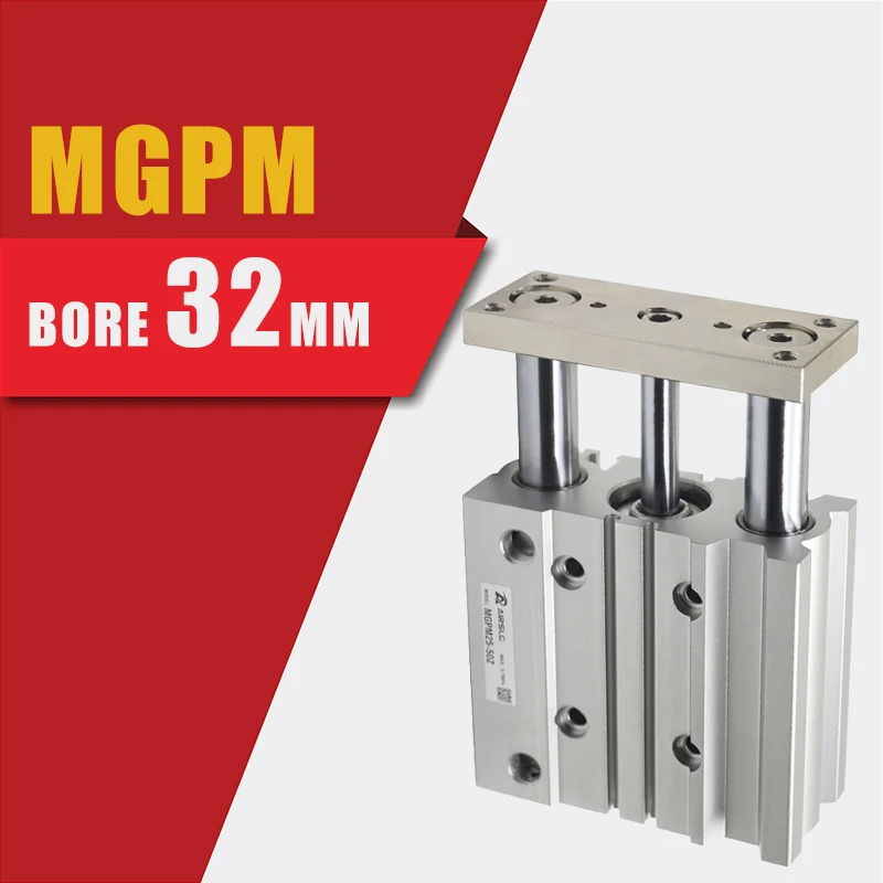 

MGPM New SMC MGPM32 MGPM32-10Z MGPM32-20Z MGPM32-30Z MGPM32-40Z MGPM32-50Z MGPM32-75Z MGPM32-100Z Compact Guide Cylinder