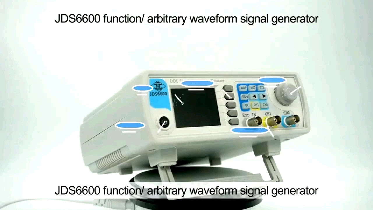

JDS6600 30MHZ Dual-channel DDS Signal Generator Arbitrary Waveform Frequency Meter Digital Control 2 Channel Counter